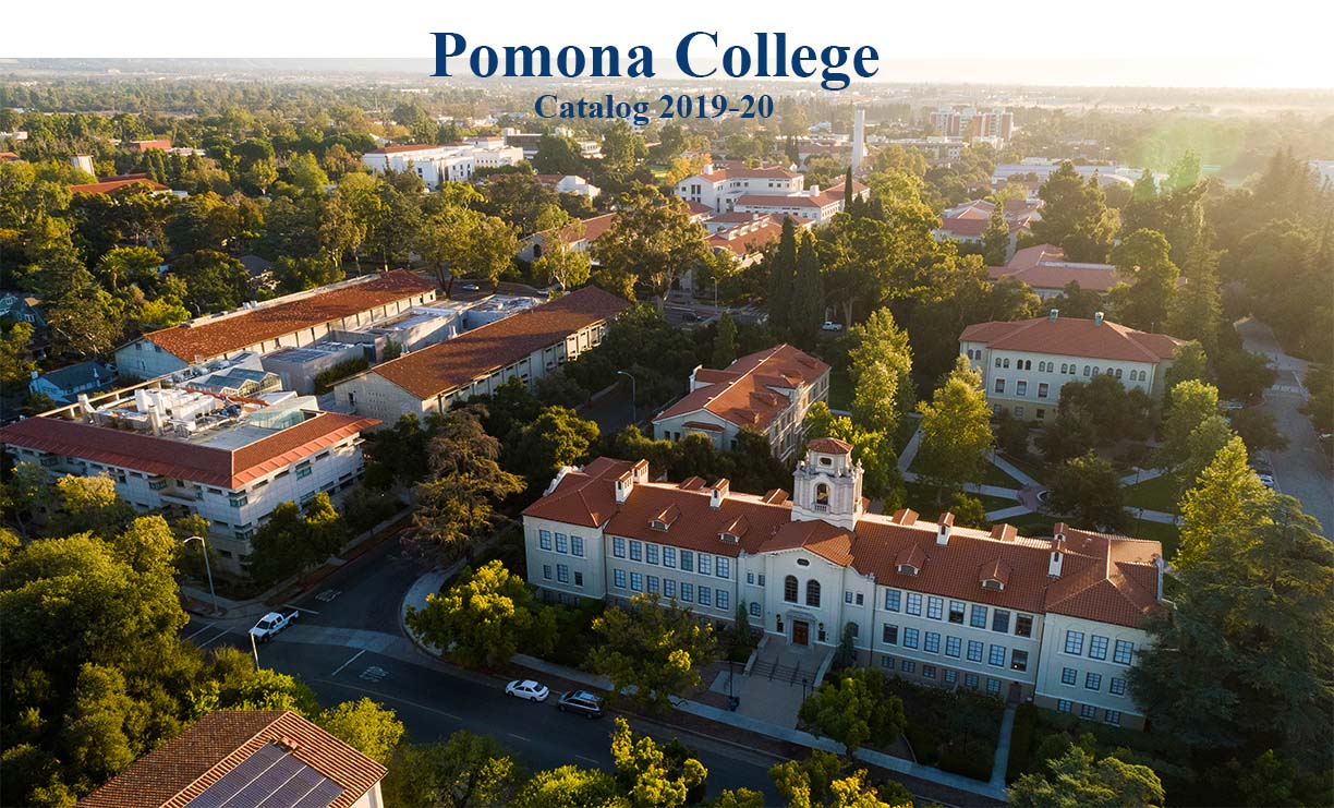 Pomona College Catalog 2019-20
