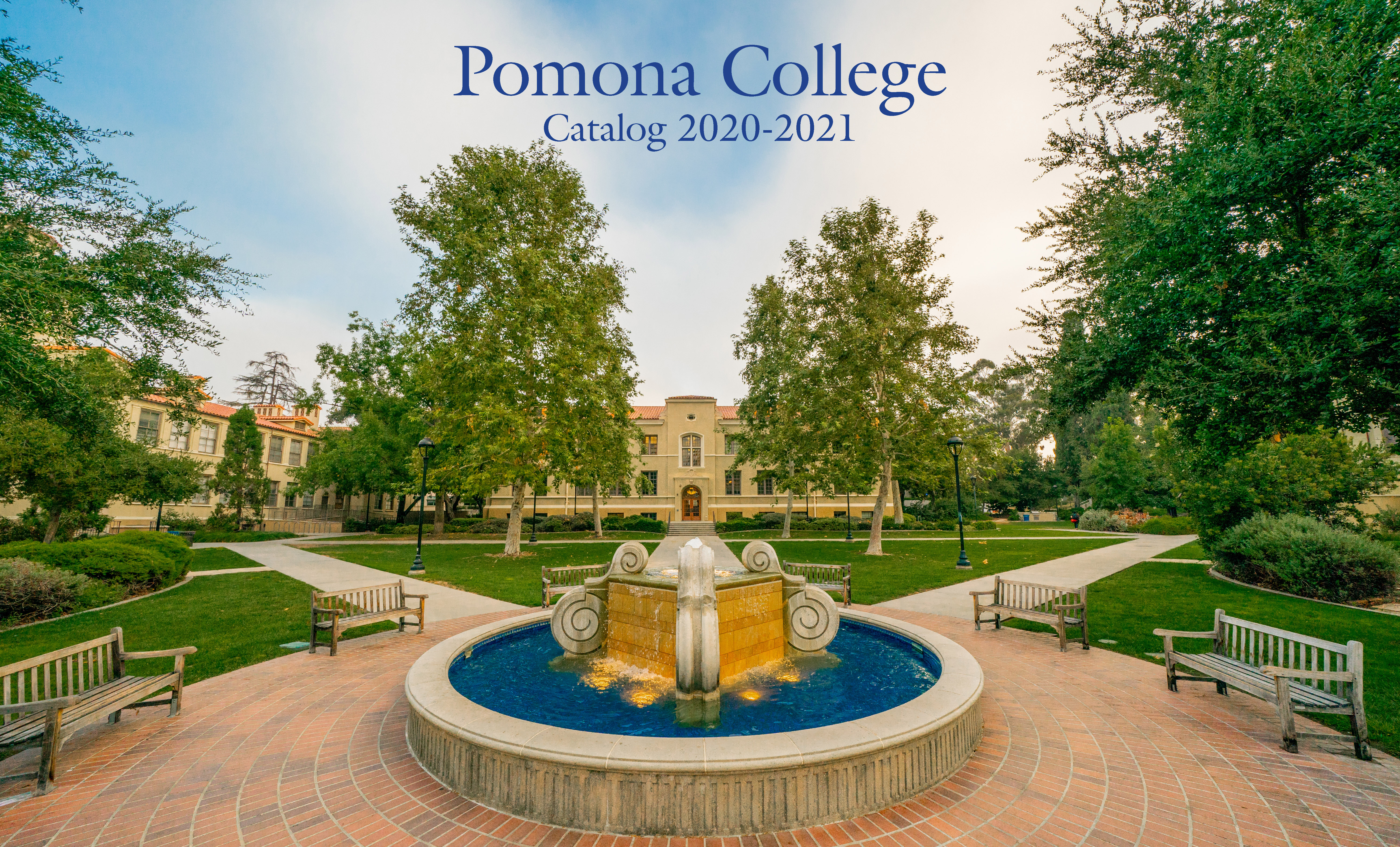 Pomona College Catalog 2020-2021